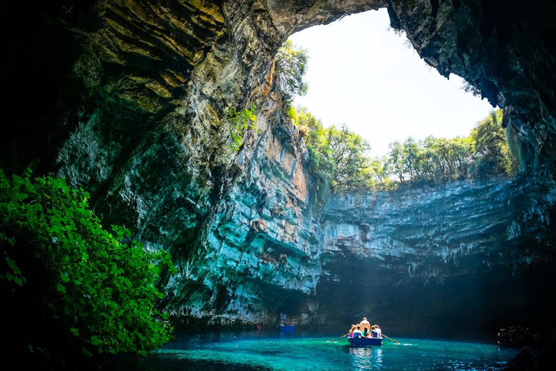 Melissani Cave in Kefalonia